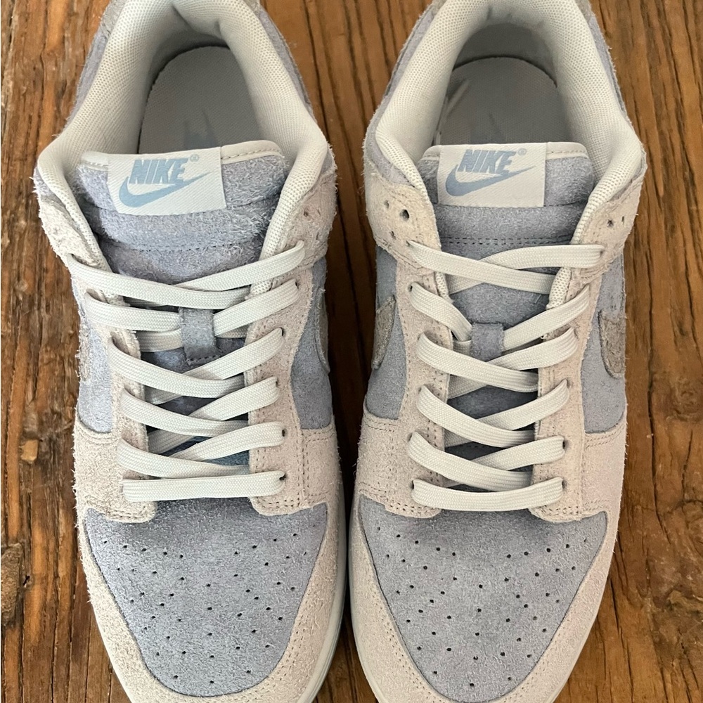 Nike Light Gray and White Sneakers